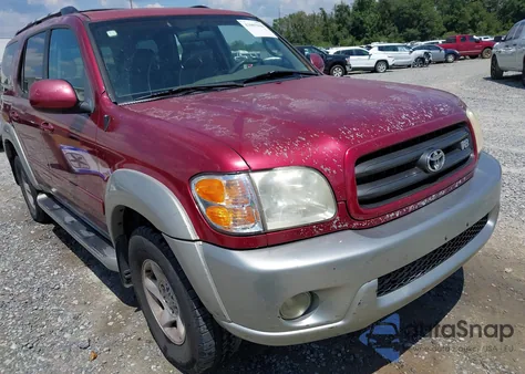 2002 Toyota Sequoia Sr5 V8 z USA, uszkodzony, nr VIN 5TDZT34A62S068693